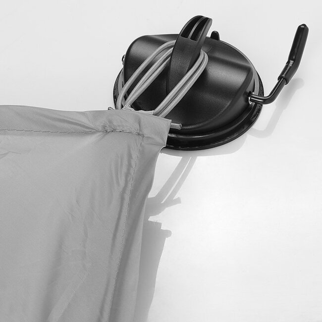 ProPlus Zuignapbevestiging - Schroefloos - Ø 12 cm - Max. 15 kg - Sterke Vacuümkracht