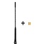 Pro Plus Auto Antenne - 23 cm - Universeel - Inclusief M5 & M6 Adapters