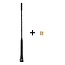 ProPlus Universele auto-antenne - 23 cm - Inclusief M5 & M6 adapters