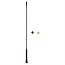 Pro Plus Auto Antenne - 40 cm -Universeel - Inclusief M5 & M6 Adapters