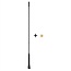 ProPlus Auto antenne - 40 cm - Universeel - Inclusief M5 & M6 adapters