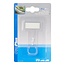 ProPlus Handige tickethouder met plakstrip - transparant kunststof - 76x40 mm