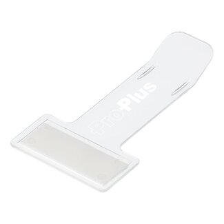 ProPlus Handige tickethouder met plakstrip - transparant kunststof - 76x40 mm