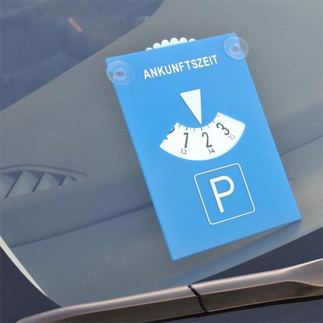 ProPlus Parkeerschijf met zuignap - Duits - 15 x 11 cm - Blauw