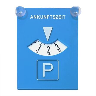 ProPlus Parkeerschijf met zuignap - Duits - 15 x 11 cm - Blauw ProPlus Parkeerschijf met zuignap - Duits - 15 x 11 cm - Blauw