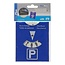 Pro Plus Parkeerschijf - Blauw - 10 x 12 cm - Polybag