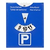Pro Plus Parkeerschijf - Blauw - 10 x 12 cm - Polybag Pro Plus Parkeerschijf - Blauw - 10 x 12 cm - Polybag