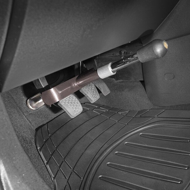 ProPlus Pedaalslot - Verstelbaar - Voor Handgeschakelde Auto's - Inclusief Twee Sleutels