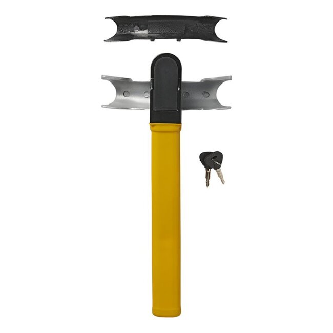 ProPlus Stuurslot - Universeel - Inclusief 2 sleutels - Geel