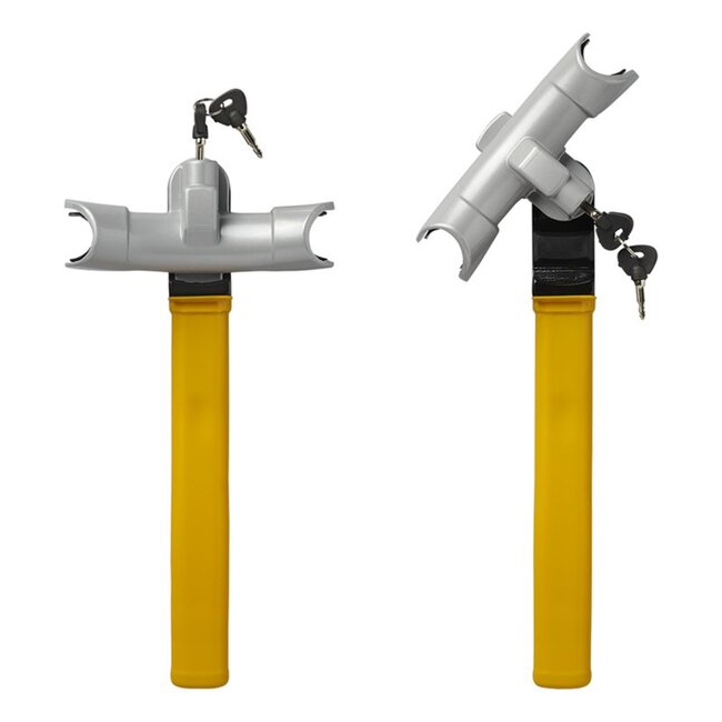 ProPlus Stuurslot - Universeel - Inclusief 2 sleutels - Geel