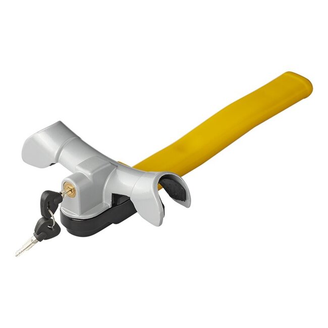 ProPlus Stuurslot - Universeel - Inclusief 2 sleutels - Geel