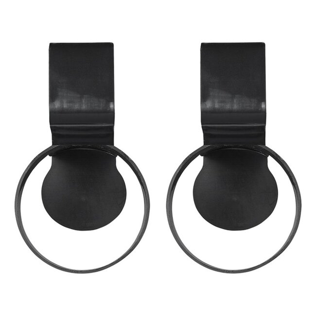 ProPlus Bekerhouders met antislip - zwart - set van 2 - 70 mm diameter