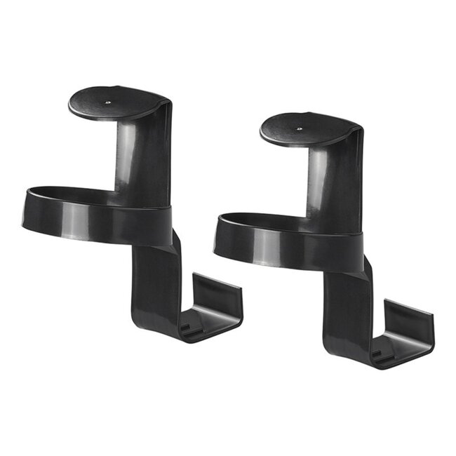 ProPlus Bekerhouders met antislip - zwart - set van 2 - 70 mm diameter