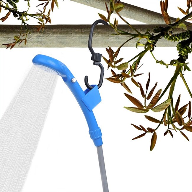 ProPlus Mobiele doucheset - 12V dompelpomp - Inclusief opvouwbare emmer - Voor camper en camping