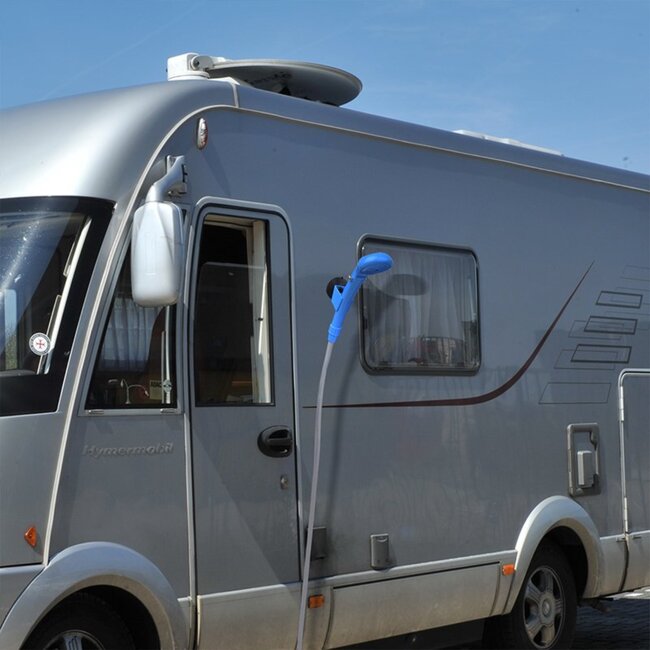 ProPlus Mobiele doucheset - 12V dompelpomp - Inclusief opvouwbare emmer - Voor camper en camping