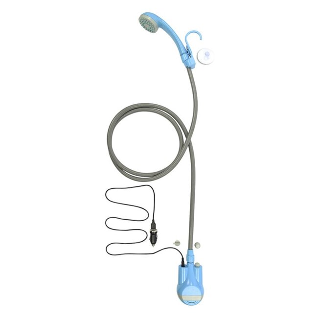 ProPlus Mobiele campingdouche - oplaadbaar - complete set - 2 meter slang - 55 min gebruikstijd