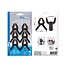 ProPlus Compacte zeilklemmen - krachtige veer - PVC - 64 mm - set van 6