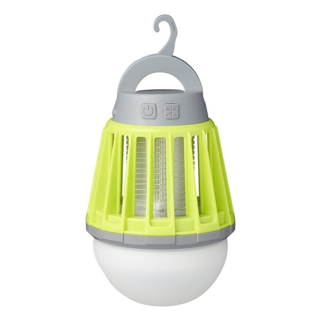 ProPlus Camping- en insectenlamp - 2 in 1 - oplaadbaar - spatwaterdicht - verschillende lichtniveaus