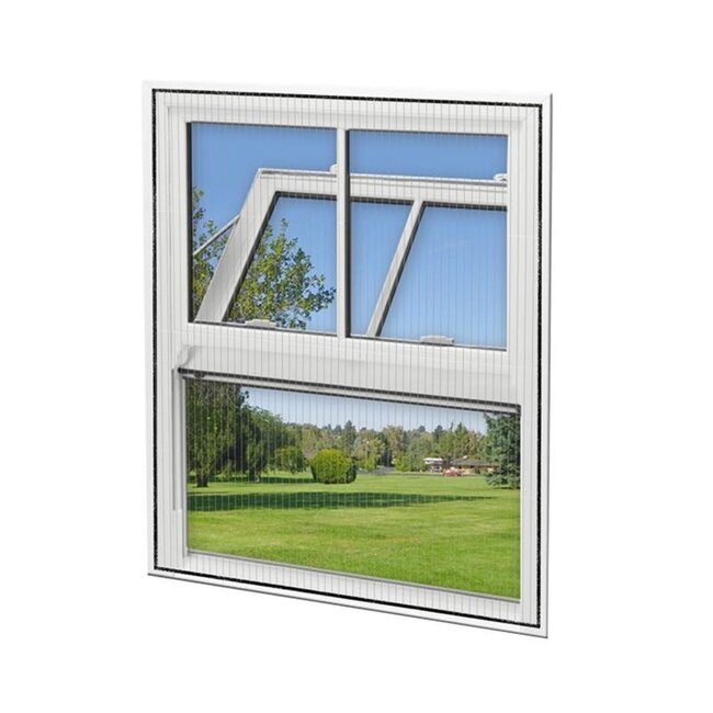 Pro Plus Insectenhor - Glasvezelgaas - Klittenband Bevestiging - 150 x 130 cm