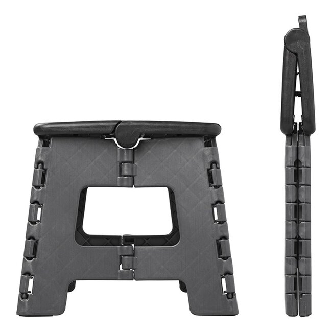 ProPlus Inklapbaar opstapje - anti-slip - draagbaar - 29 x 21,5 x 22 cm - grijs
