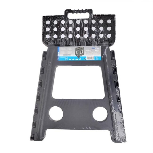 ProPlus Inklapbaar caravantrapje - anti-slip - draagbaar - zwart - 29 x 21.5 x 39.5 cm