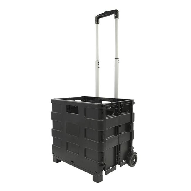 Pro Plus Transport Trolley met Inklapbare Krat - Maximale Belasting 25 kilo