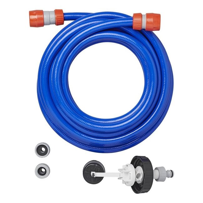 Aquaroll Aquaroll adapter set - vulslang met vlotter - 7,5 meter - blauw