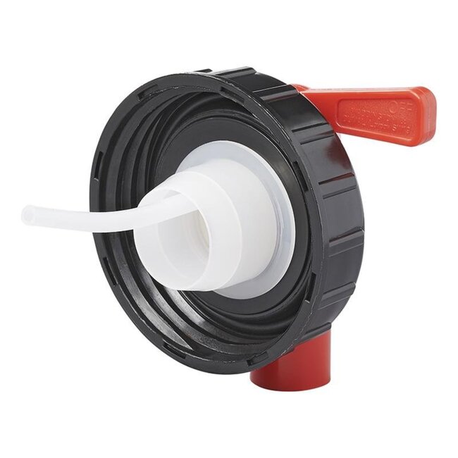 Aquaroll Kraan met ontluchtingspijpje - Kunststof - 80 mm - Oranje