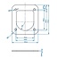 ProPlus Montageplaat - 105 x 118 mm - Plaatstaal - Bevestigingsplaat