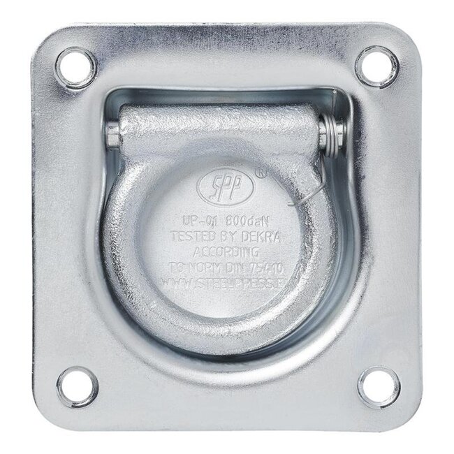 ProPlus Sjoroog enkel - staal - 102 x 97 mm - zilver - Dekra-gekeurd - 800 kg trekkracht