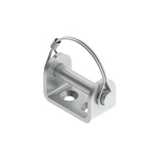 ProPlus Klepscharnierhouder - staal - 71 mm penlengte - zilver ProPlus Klepscharnierhouder - staal - 71 mm penlengte - zilver