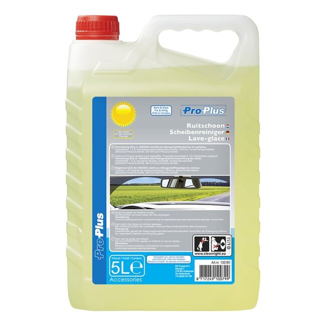 Pro Plus Ruitensproeiervloeistof - Ruitschoon Zomer Kant & Klaar - 5 liter