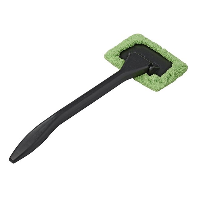 ProPlus Ruitenpoetser - Microvezel - Kunststof handvat - 34 cm - Zwart/Groen