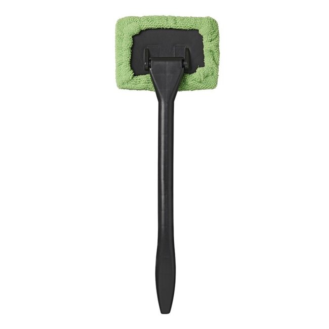 ProPlus Ruitenpoetser - Microvezel - Kunststof handvat - 34 cm - Zwart/Groen