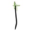ProPlus Ruitenpoetser - Microvezel - Kunststof handvat - 34 cm - Zwart/Groen