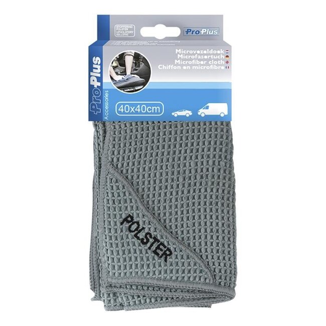 ProPlus Microvezeldoek - Onderhoud stoffering - Zacht en krasvrij - 40 x 40 cm