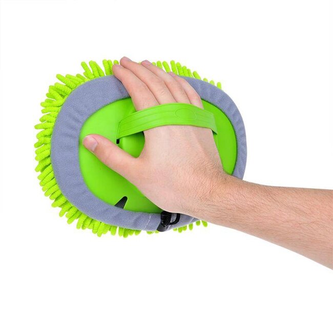 ProPlus Telescopische wasborstel met chenille - uitschuifbaar tot 2,50 meter - ideaal voor auto, caravan en tuin