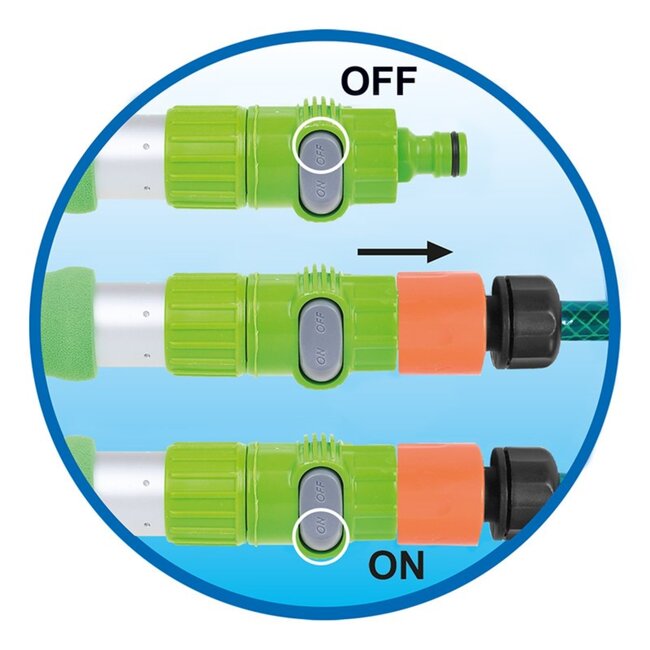 ProPlus Telescopische wasborstel met chenille - uitschuifbaar tot 2,50 meter - ideaal voor auto, caravan en tuin
