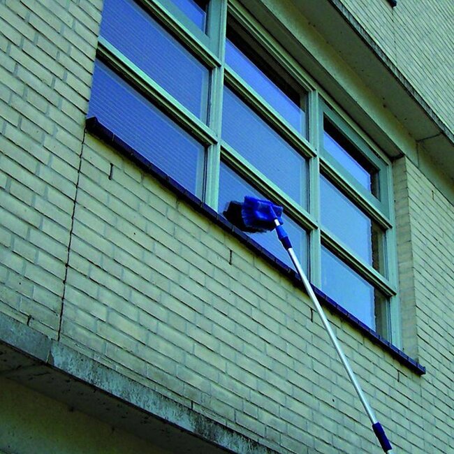 ProPlus Wasborstel - Heavy Duty - Telescopische Steel - Uitschuifbaar tot 3 meter - Inclusief 2-in-1 raamtrekker en spons