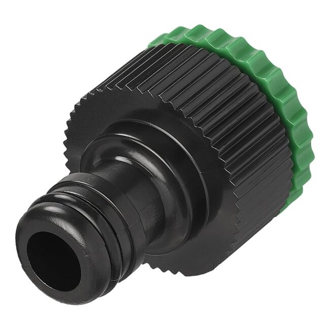 ProPlus Kraanaansluiting - Tuinslangverbinding - Ø 21 en 26.5 mm - Universeel - Grijs/Groen