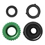 ProPlus Kraanaansluiting - Tuinslangverbinding - Ø 21 en 26.5 mm - Universeel - Grijs/Groen