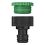 ProPlus Kraanaansluiting - Tuinslangverbinding - Ø 21 en 26.5 mm - Universeel - Grijs/Groen