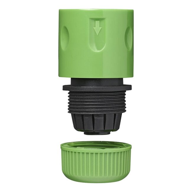 ProPlus Slangkoppeling - Kunststof - Voor 13-15mm Tuinslangen - Groen - Universeel