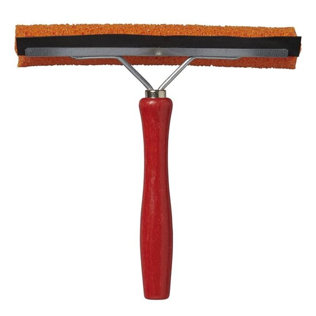 ProPlus Raamtrekker - 2-in-1 - Houten handgreep - 20 cm breed - 15 cm steel