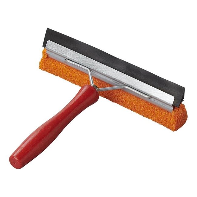 ProPlus Raamtrekker - 2-in-1 - Houten handgreep - 20 cm breed - 15 cm steel