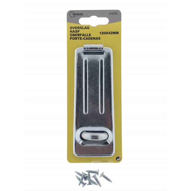 Benson Stalen overvalslot - robuust - 120 mm - 42 mm