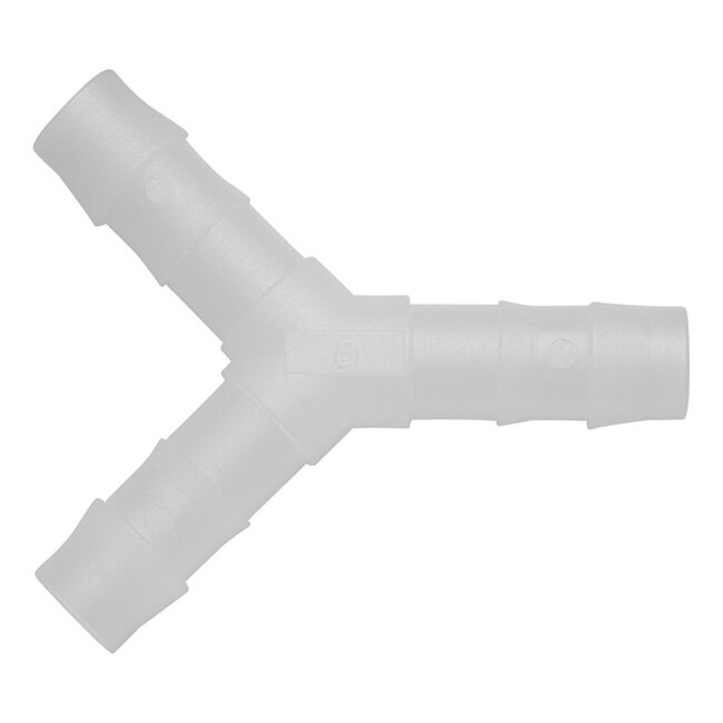 ProPlus Slangtule Y-Stuk - Polypropyleen - Ø 8 mm - 2 stuks - Temperatuurbestendig