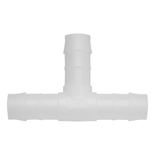 ProPlus Slangtule T-Stuk - Polypropyleen - Ø 12 mm - 2 stuks - Temperatuurbestendig