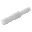 ProPlus Slangreduceerstuk recht - Ø 10 x 8 mm - wit - set van 2 - temperatuurbestendig