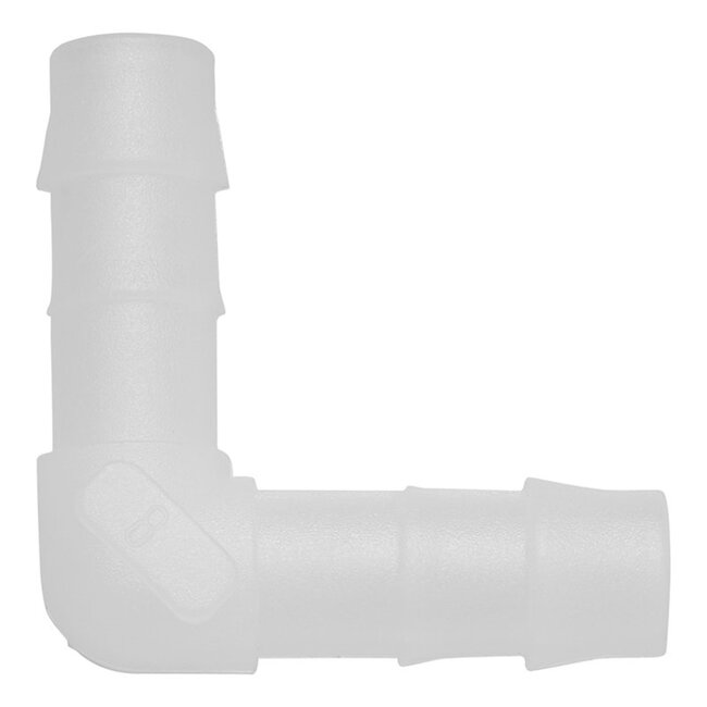 ProPlus Slangtule haaks - Ø 8 mm - temperatuurbestendig - set van 2 - wit